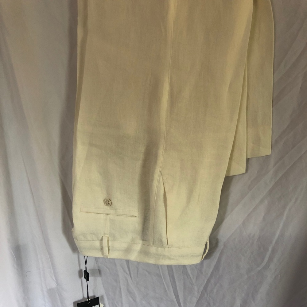 Weekend by Max Mara Sagitta White Linen Pants